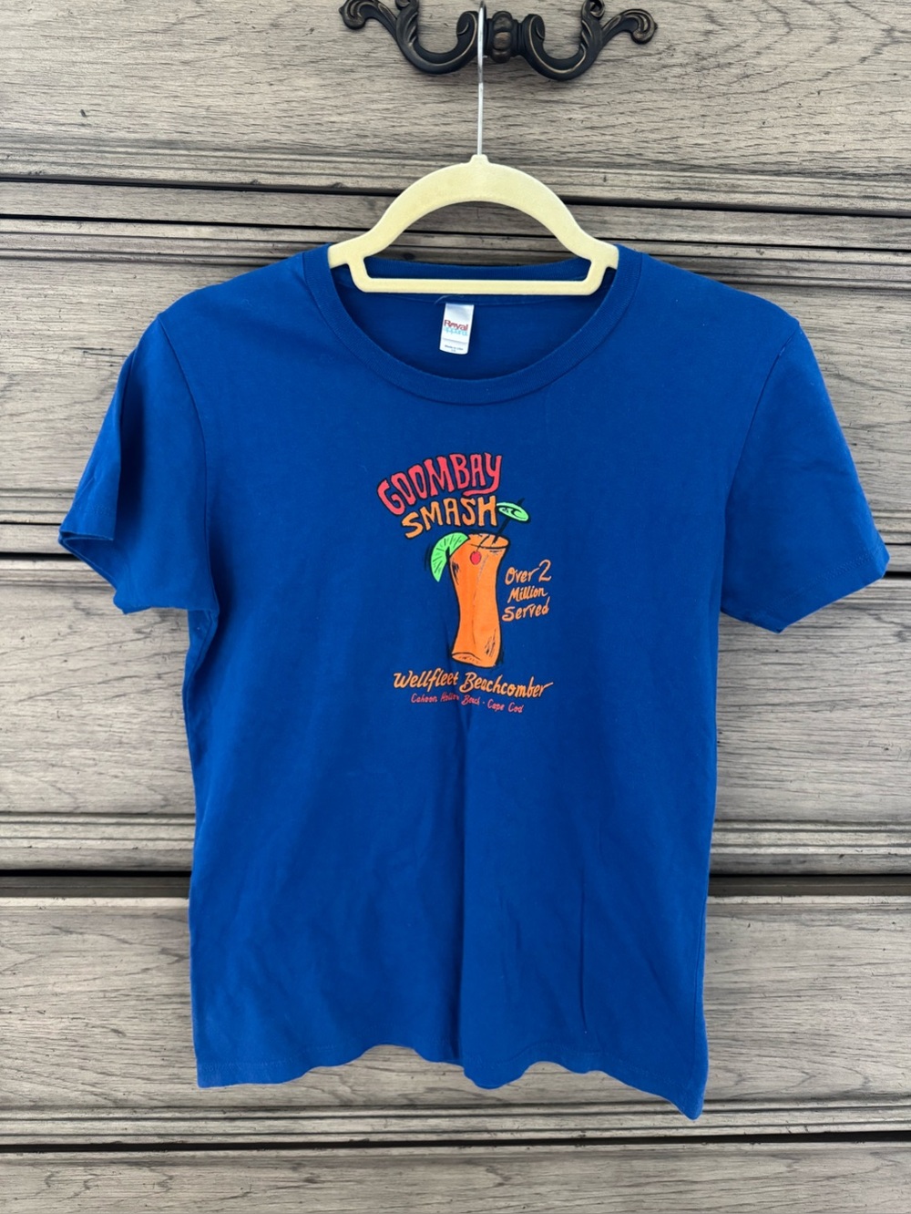 Beachcomber Vintage Graphic Tee Goombay Smash Size Large 100% Combed Cotton NWOT